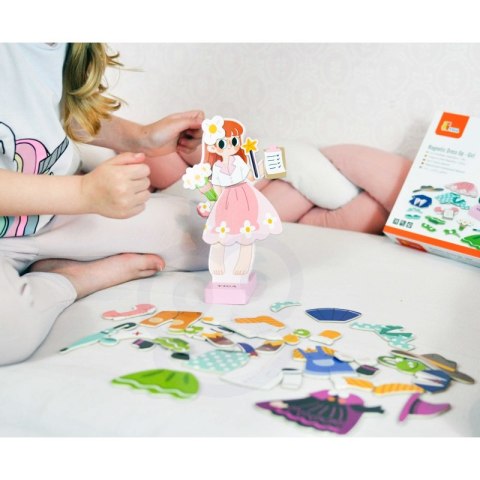 VIGA Drewniana Układanka Magnetyczna Ubieranka Edukacyjna VIGA Drewniana Układanka Magnetyczna Ubieranka Edukacyjna