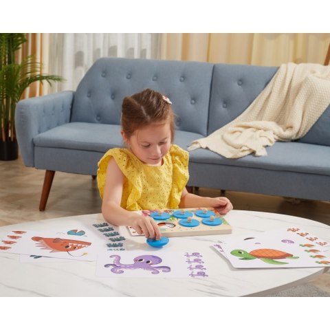 GRA PORÓWNAJ ZNAJDŹ RÓŻNICE ZWIERZĘTA MORSKIE EDUKACYJNE KONCENTRACYJNE DLA