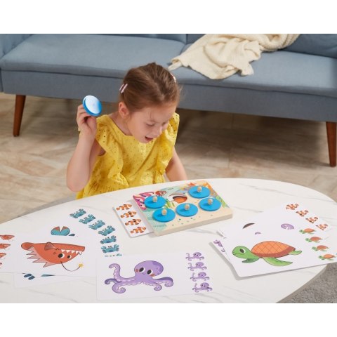 GRA PORÓWNAJ ZNAJDŹ RÓŻNICE ZWIERZĘTA MORSKIE EDUKACYJNE KONCENTRACYJNE DLA