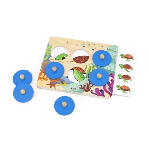 GRA PORÓWNAJ ZNAJDŹ RÓŻNICE ZWIERZĘTA MORSKIE EDUKACYJNE KONCENTRACYJNE DLA