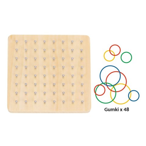 GEOPLAN NA GUMKI DREWNIANA UKŁADANKA 69 EL. CERTYFIKAT FSC EDUKACYJNE