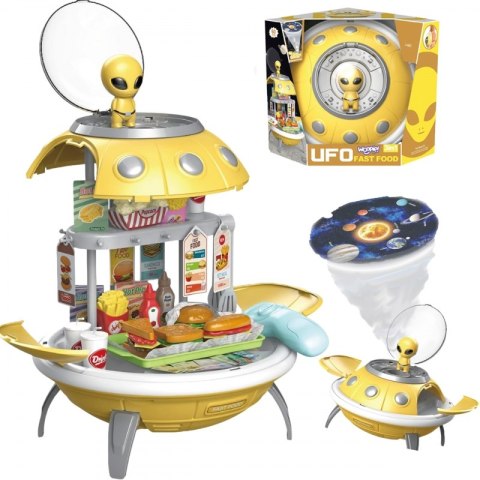SKLEP FAST FOOD 3W1 PLECAK PROJEKTOR UFO 60 EL ZESTAW DLA DZIECI ZABAWA