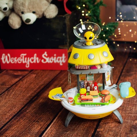SKLEP FAST FOOD 3W1 PLECAK PROJEKTOR UFO 60 EL ZESTAW DLA DZIECI ZABAWA