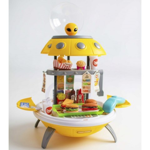 SKLEP FAST FOOD 3W1 PLECAK PROJEKTOR UFO 60 EL ZESTAW DLA DZIECI ZABAWA