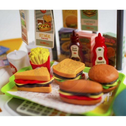 SKLEP FAST FOOD 3W1 PLECAK PROJEKTOR UFO 60 EL ZESTAW DLA DZIECI ZABAWA