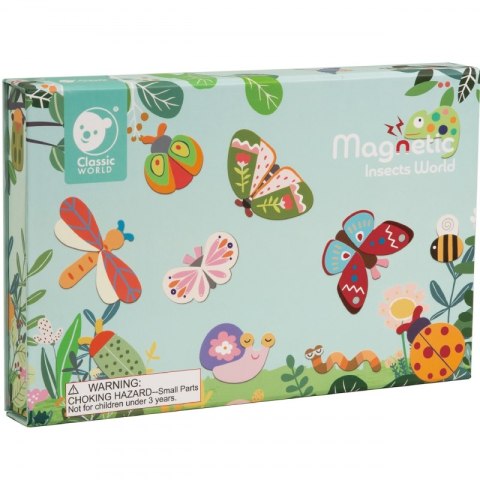 UKŁADANKA MAGNETYCZNA ZWIERZĘTA TABLICA KLOCKI PAMIĘĆ 66 EL EDUKACYJNE