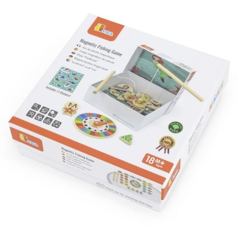 GRA ZESTAW MAGNETYCZNY DO ŁOWIENIA RYBEK EDUKACYJNY UKŁADANKA SZNUROWANKA