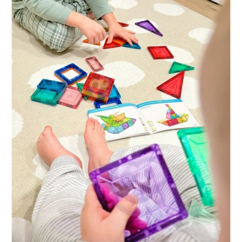 MAGNETYCZNE KLOCKI KONSTRUKCYJNE MONTESSORI 3D ROZWOJOWE KREATYWNE KOLOROWE