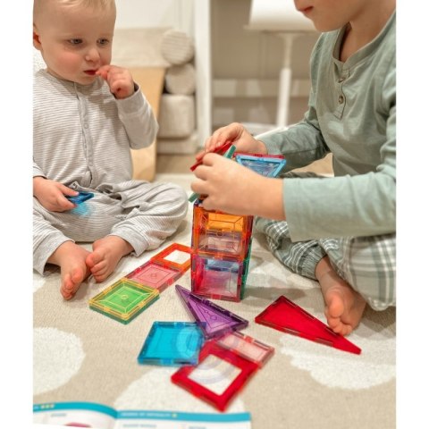 MAGNETYCZNE KLOCKI KONSTRUKCYJNE MONTESSORI 3D ROZWOJOWE KREATYWNE KOLOROWE