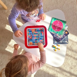 WOOPIE Stolik Gier Planszowych Logicznych 65 el. Zestaw 11w1