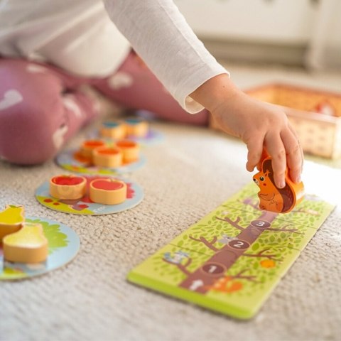 WIEWIÓRKA W SADZIE GRA PLANSZOWA RODZINNA DLA DZIECI FSC EDUKACYJNA