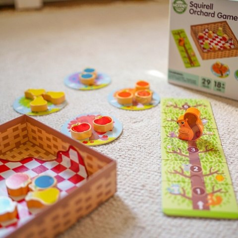 WIEWIÓRKA W SADZIE GRA PLANSZOWA RODZINNA DLA DZIECI FSC EDUKACYJNA