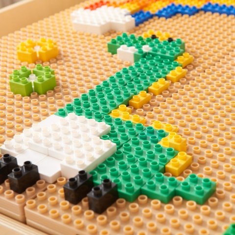 MASTERKIDZ Zestaw Klocków Konstrukcyjnych STEM 135 el. z Nakładką na Panel 4 szt.