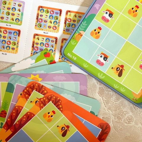 GRA SUDOKU DLA DZIECI WERSJA FARMA EDUKACYJNE KREATYWNE KONCENTRACJA