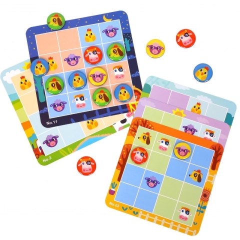 GRA SUDOKU DLA DZIECI WERSJA FARMA EDUKACYJNE KREATYWNE KONCENTRACJA