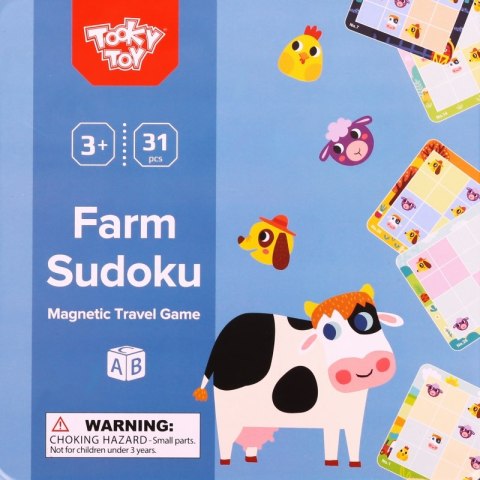 GRA SUDOKU DLA DZIECI WERSJA FARMA EDUKACYJNE KREATYWNE KONCENTRACJA