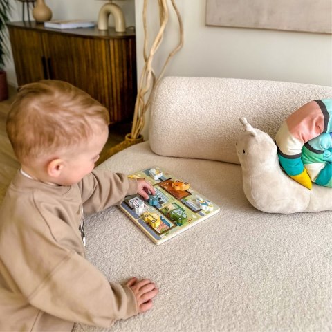 TOOKY TOY Labirynt Drewniany Pojazdy Układanka