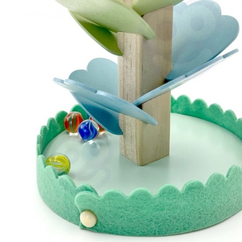 TOOKY TOY Drewniana Kolorowa Wieża Wirująca dla Dzieci