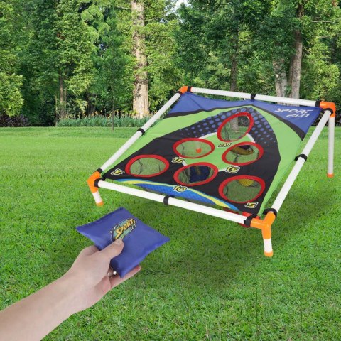GRA ZRĘCZNOŚCIOWA RZUT WORECZKAMI DO CELU BAG TOSS GAME TARCZA PIŁECZKI