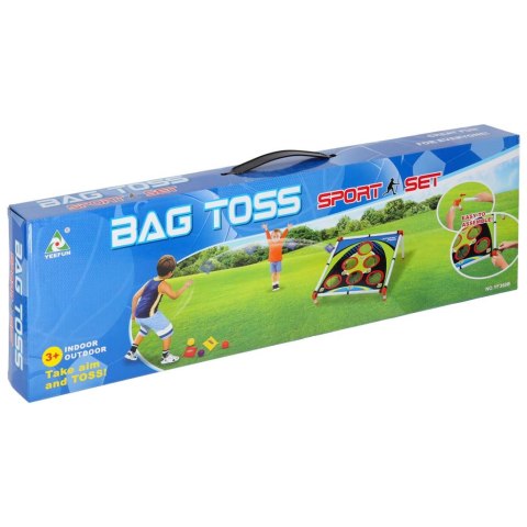 GRA ZRĘCZNOŚCIOWA RZUT WORECZKAMI DO CELU BAG TOSS GAME TARCZA PIŁECZKI