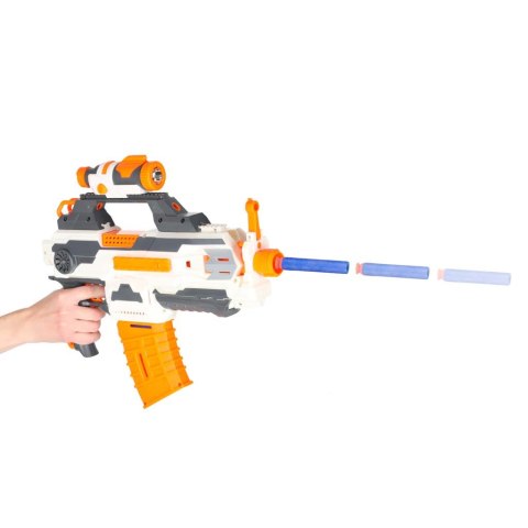 KARABIN BLASTER MODULAR 4W1 NA STRZAŁKI PIANKOWE AKUMULATOR LATARKA 2 MAGAZYNKI