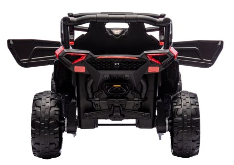 SAMOCHÓD NA AKUMULATOR M1 4X4 ŚWIATŁA LED EVA PILOT SKÓRA MP3 BLUETOOTH