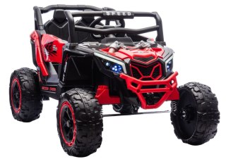 SAMOCHÓD NA AKUMULATOR M2 4X4 ŚWIATŁA LED EVA PILOT SKÓRA MP3 BLUETOOTH