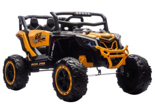 SAMOCHÓD NA AKUMULATOR M2 4X4 ŚWIATŁA LED EVA PILOT SKÓRA MP3 BLUETOOTH