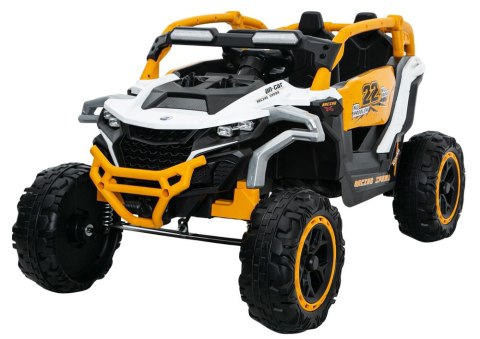 SAMOCHÓD NA AKUMULATOR M3 4X4 ŚWIATŁA LED EVA PILOT SKÓRA MP3 BLUETOOTH
