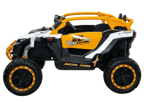 SAMOCHÓD NA AKUMULATOR M3 4X4 ŚWIATŁA LED EVA PILOT SKÓRA MP3 BLUETOOTH