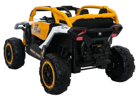 SAMOCHÓD NA AKUMULATOR M3 4X4 ŚWIATŁA LED EVA PILOT SKÓRA MP3 BLUETOOTH
