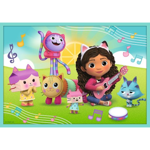 Puzzle - 10w1 - W świecie Gabi - Koci Domek Gabi - Trefl 96003