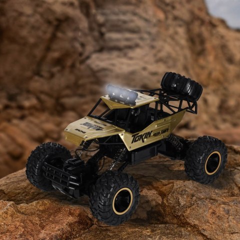 SAMOCHÓD ZDALNIE STEROWANY AUTO RC ROCK CRAWLER 1:12 4X4 METAL PILOT 2.4G AKU