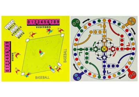 Zestaw Gier Planszowych 18w1 Szachy Magnetyczne Football Gęś Manji Baseball