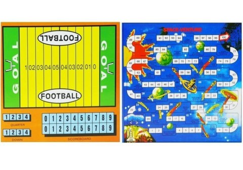 Zestaw Gier Planszowych 18w1 Szachy Magnetyczne Football Gęś Manji Baseball