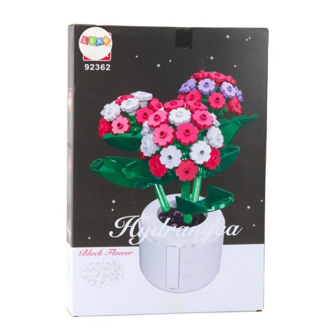 Klocki Konstrukcyjne Różowa Hortensja W Doniczce 342 el.