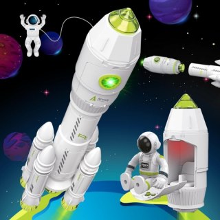 INTERAKTYWNA RAKIETA KOSMICZNA SPACE ZESTAW KREATYWNY DLA DZIECI