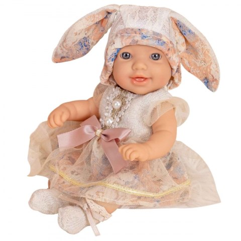 WOOPIE ROYAL Lalka Bobas Vintage 24 cm w Sukience i Czapeczce Króliczka