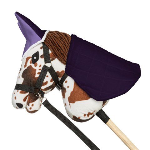 HOBBY HORSE ZESTAW KOŃ GNIADO-SROKATY DERKA ERZOS I ŚLIWKA NAUSZNIKI KANTAR