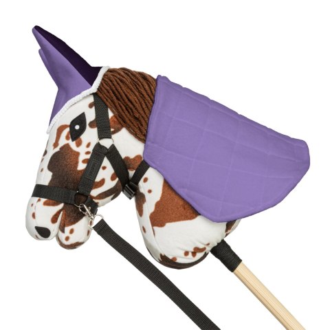 HOBBY HORSE ZESTAW KOŃ GNIADO-SROKATY DERKA ERZOS I ŚLIWKA NAUSZNIKI KANTAR