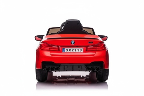 AUTO NA AKUMULATOR DLA DZIECKA BMW M5 SKÓRA ŚWIATŁA LED EVA PILOT MP3 USB