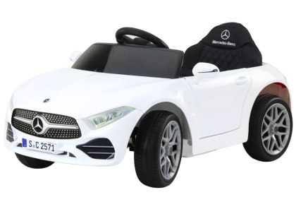 AUTO NA AKUMULATOR DLA DZIECKA MERCEDES KL-1666-1 EVA SKÓRA LED MP3 PILOT