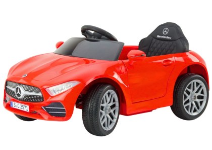 AUTO NA AKUMULATOR DLA DZIECKA MERCEDES KL-1666-1 EVA SKÓRA LED MP3 PILOT