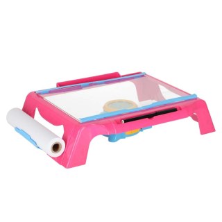 PROJEKTOR RZUTNIK DO RYSOWANIA ZE STOLIKIEM KARTY LED KREDKI MAZAKI AKCESORIA