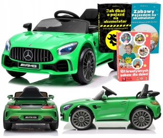 SPORTOWE AUTO NA AKUMULATOR DLA DZIECKA CABRIO ELEKTRYCZNE MERCEDES GTR EVA