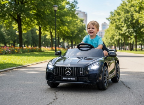 SPORTOWE AUTO NA AKUMULATOR DLA DZIECKA CABRIO ELEKTRYCZNE MERCEDES GTR EVA