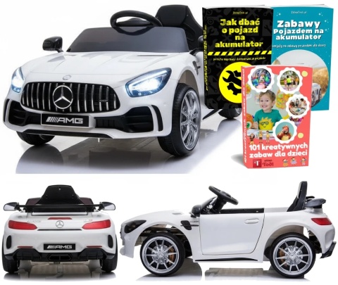 SPORTOWE AUTO NA AKUMULATOR DLA DZIECKA CABRIO ELEKTRYCZNE MERCEDES GTR EVA