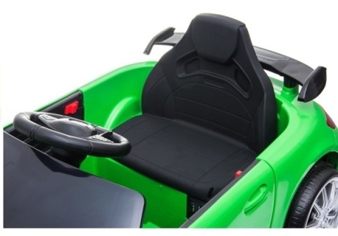 SPORTOWE AUTO NA AKUMULATOR DLA DZIECKA CABRIO MERCEDES GTR EVA LAKIER LED