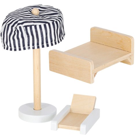 DUZY DREWNIANY DOMEK DLA LALEK RÓŻOWY 78CM ŚWIATŁA LED MEBELKI 3 POZIOMY