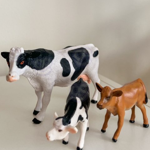 FIGURKI ZWIERZĄT SZCZĘŚLIWA FARMA 10EL DLA DZIECI EDUKACYJNA KREATYWNE